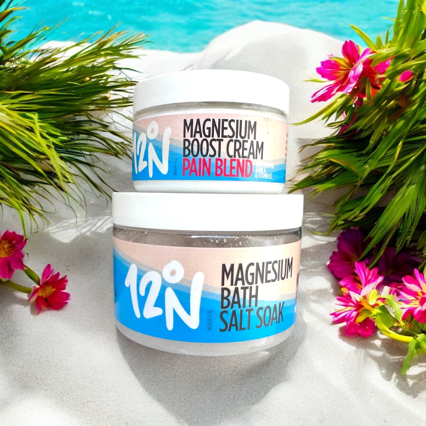 Magnesium Boost Pain - Cream & Salt Soak BUNDLE TO SAVE